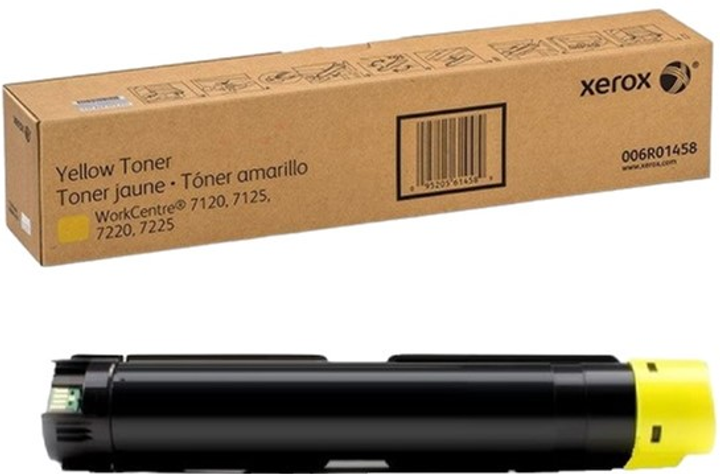 Toner Xerox Work Centre 7220/7225 006R01458 Yellow - obraz 1