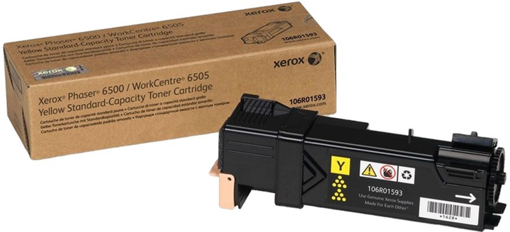 Toner Xerox Standart Capacity Print Cartridge Phaser 6500/WC6505 106R01593 Yellow - obraz 1