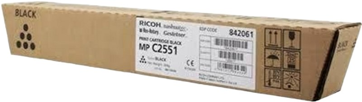 Тонер-картридж Ricoh MP C2551 Black (4961311894329) - зображення 1