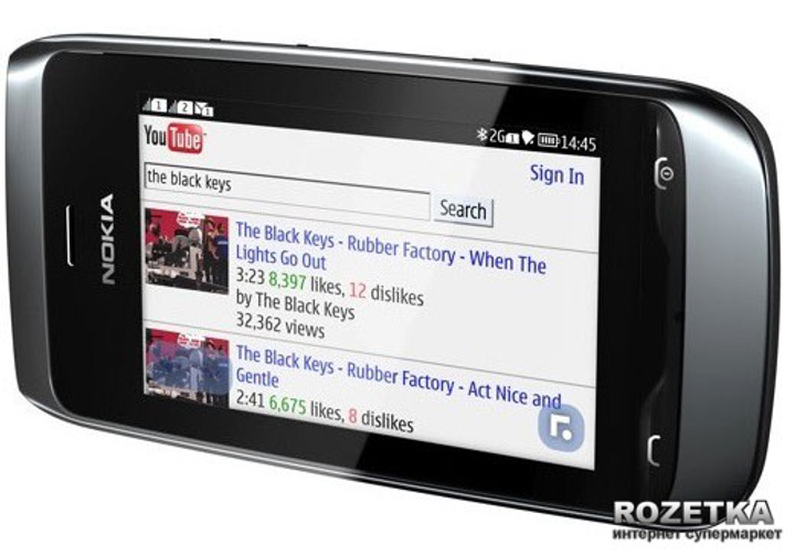 Мобильный Телефон Nokia Asha 308 Black – Фото, Отзывы.