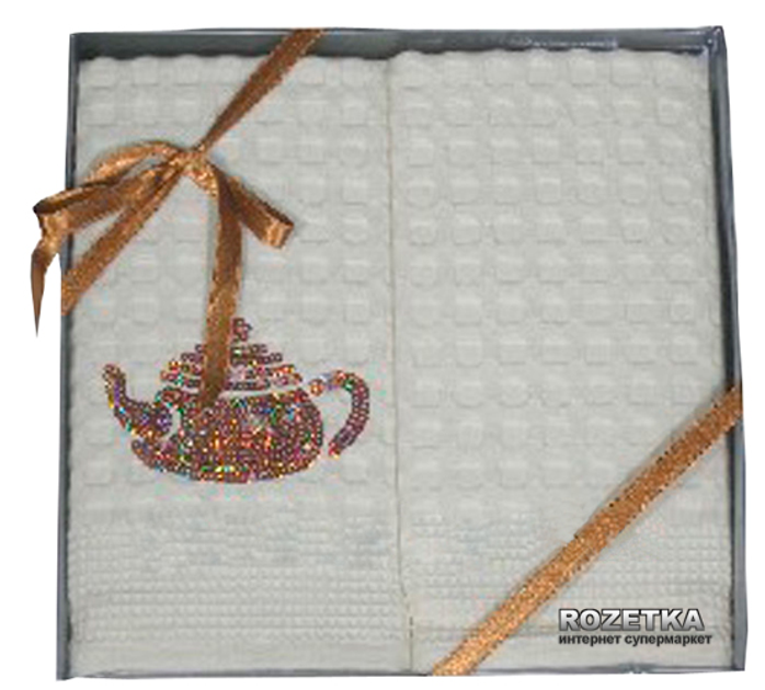 Набор полотенец для кухни Issimo Home Чайник паетки 50x70x2 (500222 ...
