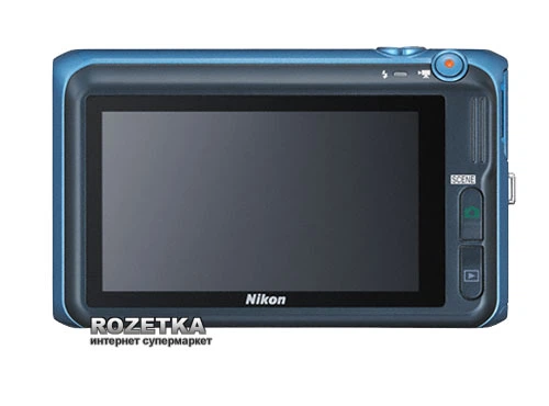 Фотоапарат Nikon Coolpix S6400 Blue купити на ROZETKA | Чудова