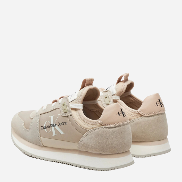 Buty sportowe damskie Calvin Klein Jeans YW0YW00840-0LI 37 Beżowe (8720109996067) - obraz 3