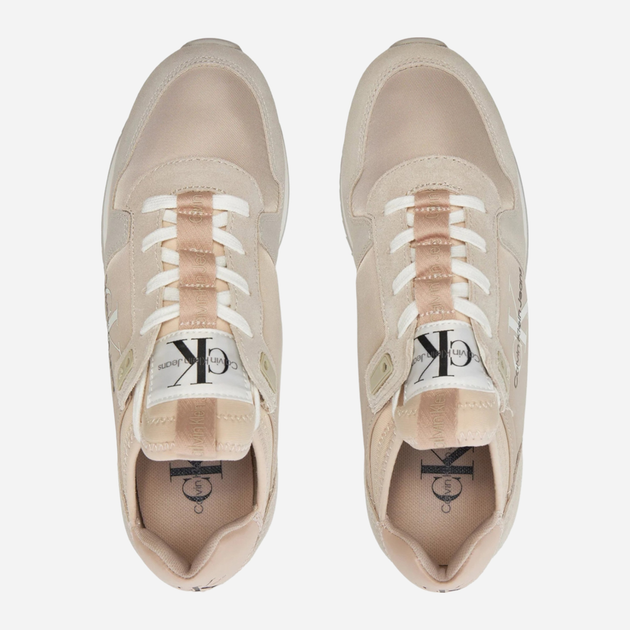 Buty sportowe damskie Calvin Klein Jeans YW0YW00840-0LI 40 Beżowe (8720109996098) - obraz 4