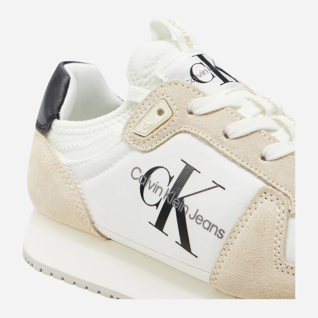 Buty sportowe damskie Calvin Klein Jeans YW0YW00840-03A 37 Białe (8720109058376) - obraz 6