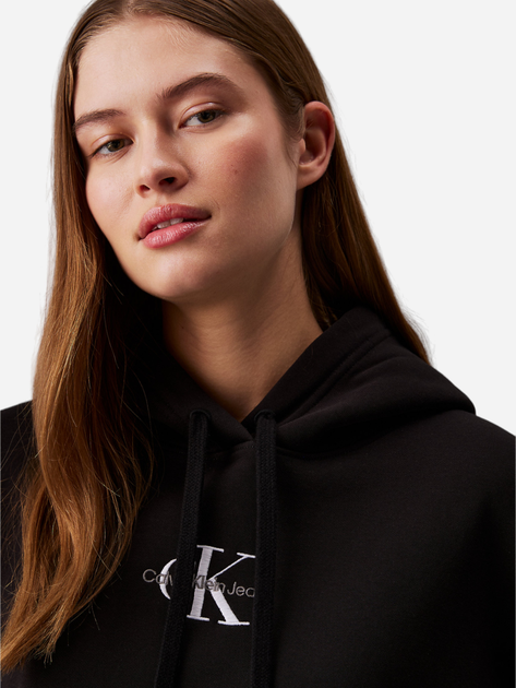 Худі жіноче Calvin Klein Jeans J20J223536-BEH S Чорне (8720109954944) - зображення 4