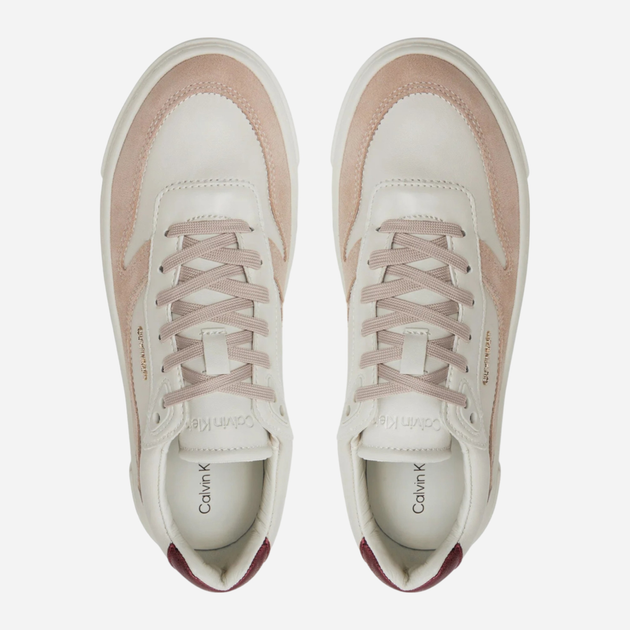 Sneakersy damskie Calvin Klein HW0HW02114-0IO 36 Beżowe (8720639033034) - obraz 4