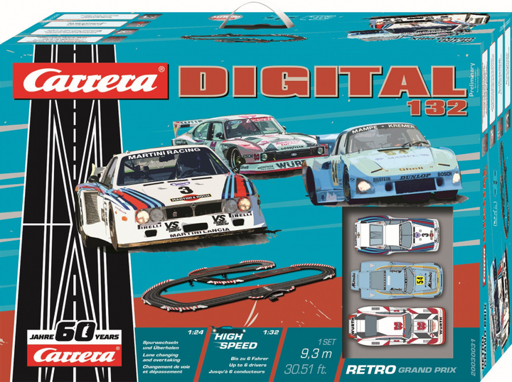 Автомобільний трек Carrera Retro Grand Prix D132 30031 (4007486300316) - зображення 6
