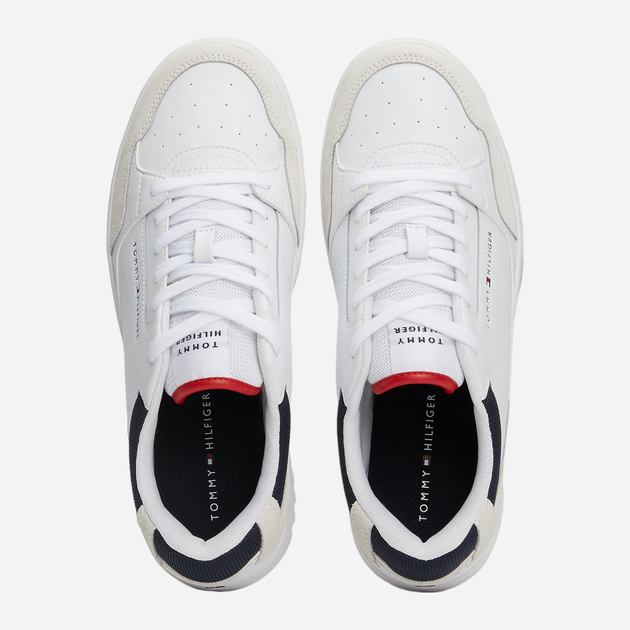Чоловічі снікери Tommy Hilfiger FM0FM05058-YBS 41 Біле (8720646034796) - зображення 4