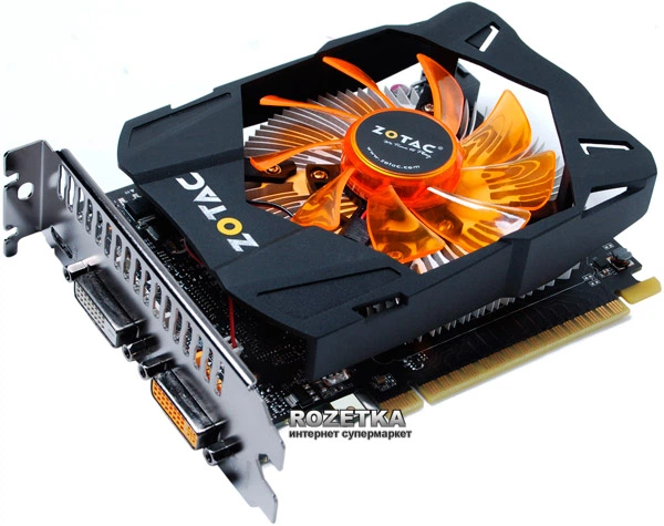 Видеокарта Zotac PCI-Ex GeForce GTX 650 1GB GDDR5 (128bit) (1071