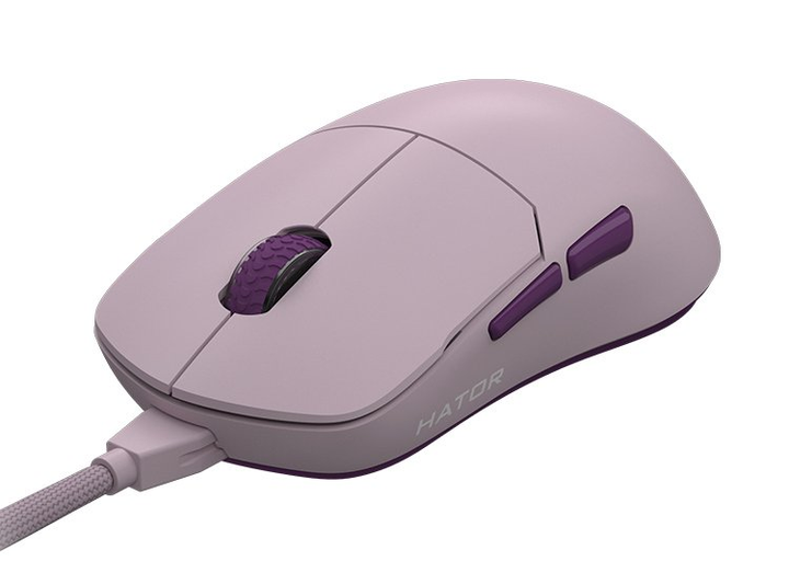 Мышь Hator Quasar Essential USB Lilac (HTM-403) - изображение 2
