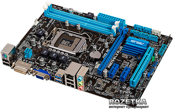 Материнская плата Asus P8B75-M LX Plus (s1155, Intel B75, PCI-Ex16 ...