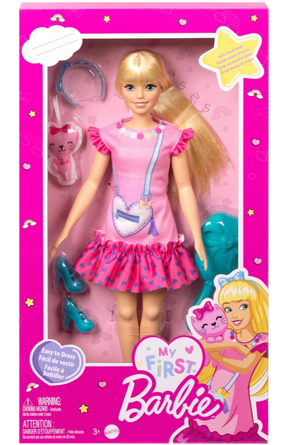 Лялька Mattel My First Barbie Велика 34 см (194735114542) - зображення 1