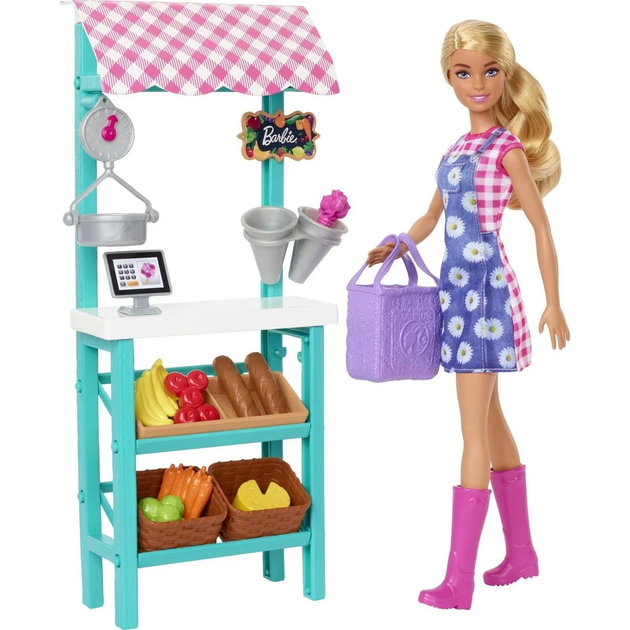 Lalka z akcesoriami Barbie Farmers Market 29 cm (194735015542) - obraz 2