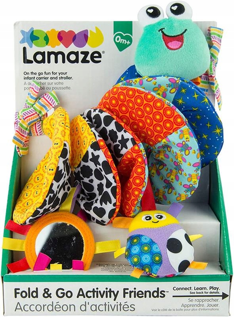 Zabawka edukacyjna Tomy Lamaze Fold & Go Activity Friends (796714271873) - obraz 1