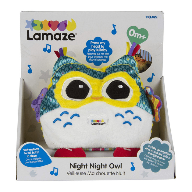 Sowa edukacyjna Tomy Lamaze Night Night Owl Activity Toy (796714271637) - obraz 1