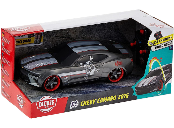 Машинка на радіокеруванні Simba Dickie Toys RC Chevy Camaro 2016 (4006333066986) - зображення 1