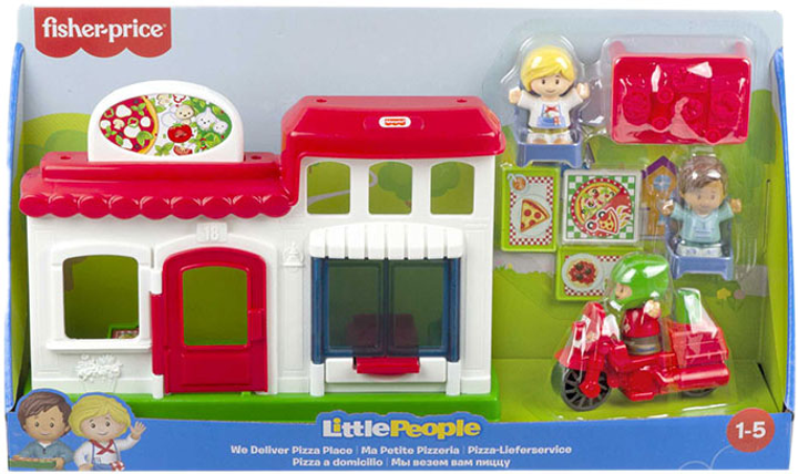 Ігровий набір із фігурками Fisher-Price Little People Pizzeria (194735000883) - зображення 1