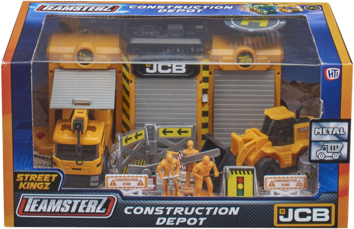 Zestaw do zabawy HTI Teamsterz Jcb Construction Depot (5050841709711) - obraz 1