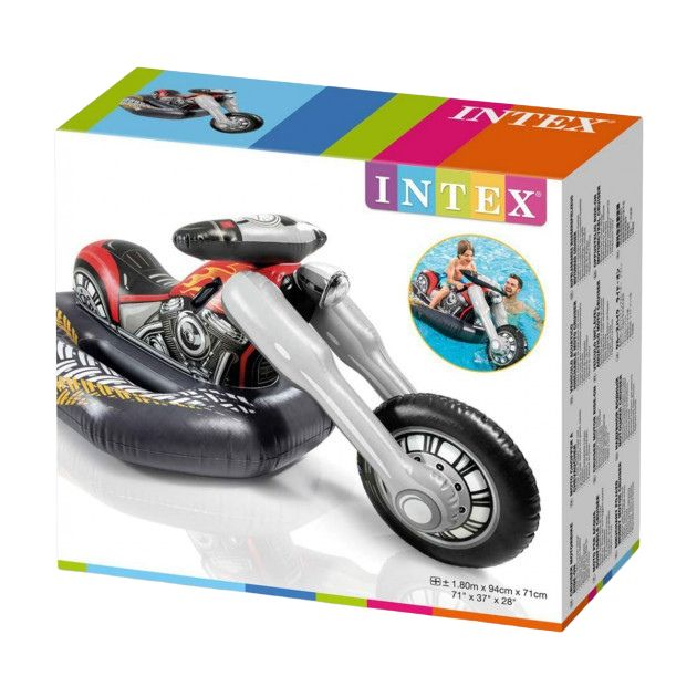 Надувний плавальний мотоцикл Intex Cruiser Motorbike (6941057417196) - зображення 1