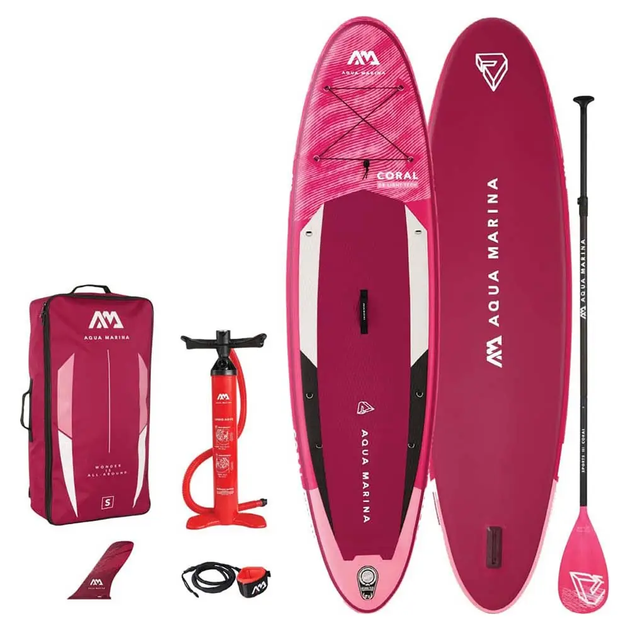 Надувная SUP доска для САП серфинга Coral - Advanced All-Around iSUP. 3.1m/12cm. with paddle and safety leash (AQUAMARINA) с веслом, насосом и сумкой для хранения - Фото 1 Надувная SUP доска для САП серфинга Coral - Advanced All-Around iSUP. 3.1m/12cm. with paddle and safety leash (AQUAMARINA) с веслом, насосом и сумкой для хранения - изображение 1