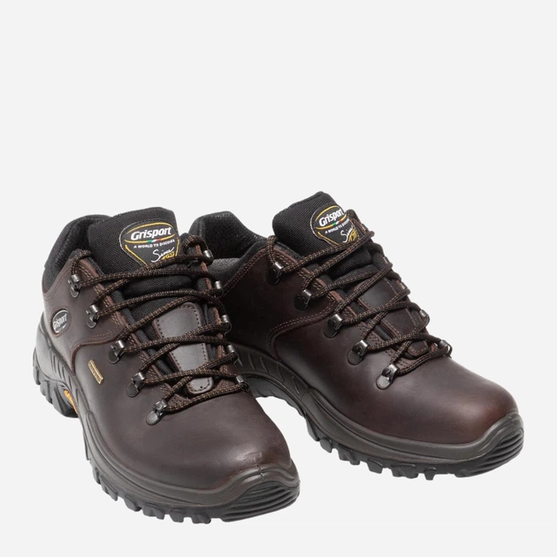 Buty trekkingowe męskie wodoszczelne Grisport 10309D69G 41 26.3 cm Ciemnobrązowe (5907483401551) - obraz 3