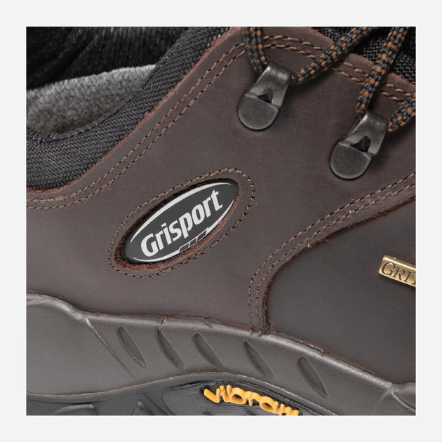 Чоловічі черевики для трекінгу з мембраною Grisport 10309D69G 42 27 см Темно-коричневі (5907483401568) - зображення 9