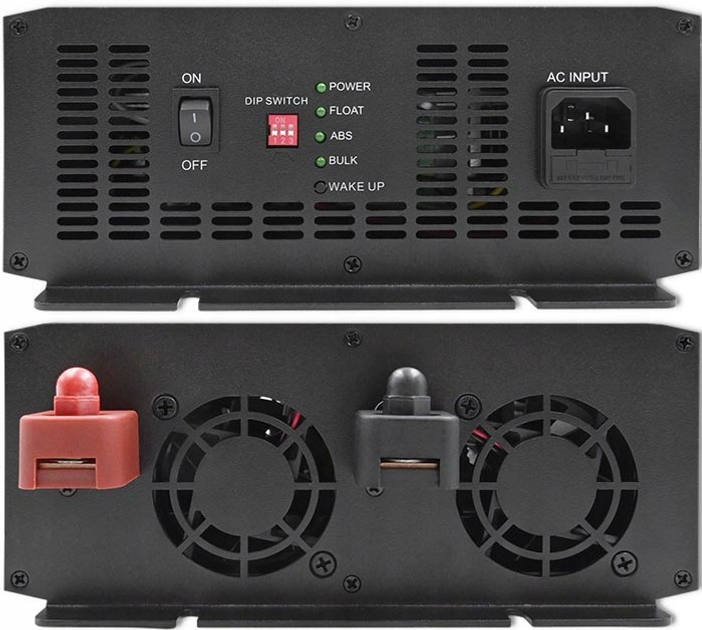 Зарядний пристрій Qoltec Smart Monolith charger for LiFePO4 AGM GEL SLA 50A 12V (5901878519579) - зображення 6