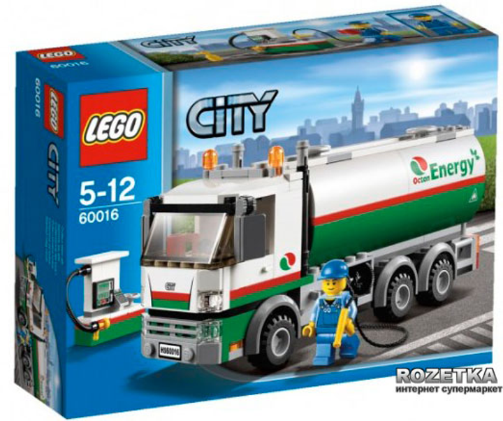 Конструктор LEGO City Бензовоз (60016) – игрушки с доставкой от ROZETKA