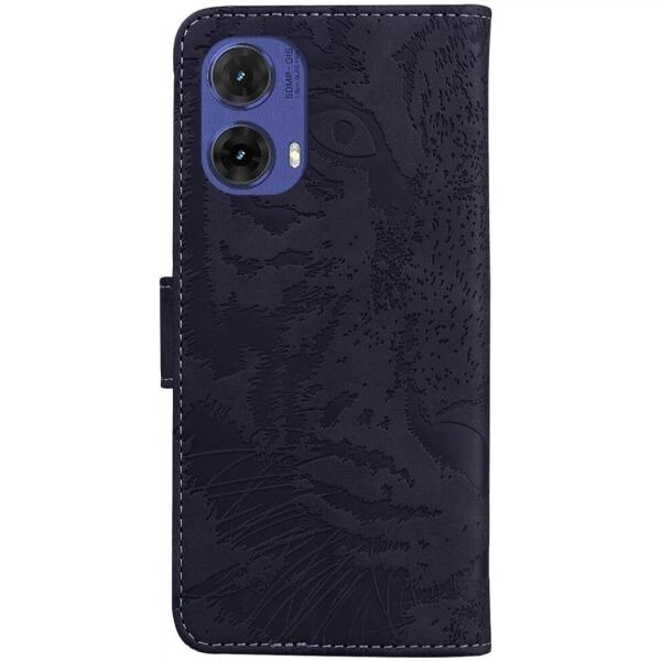 Чехол-книжка Deexe Tiger для Motorola Moto G85 - Black - изображение 6