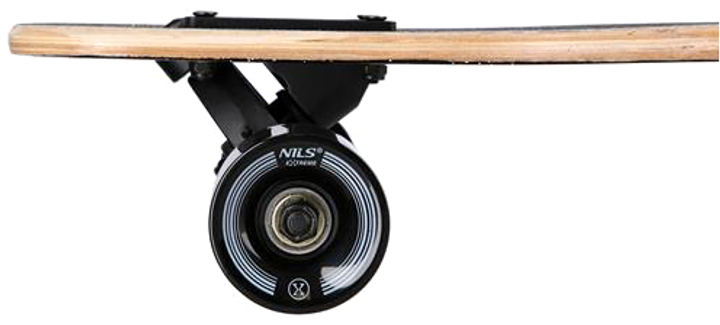 Longboard Nils Extreme Skull2 Wood Skate (5907695556728) - obraz 5