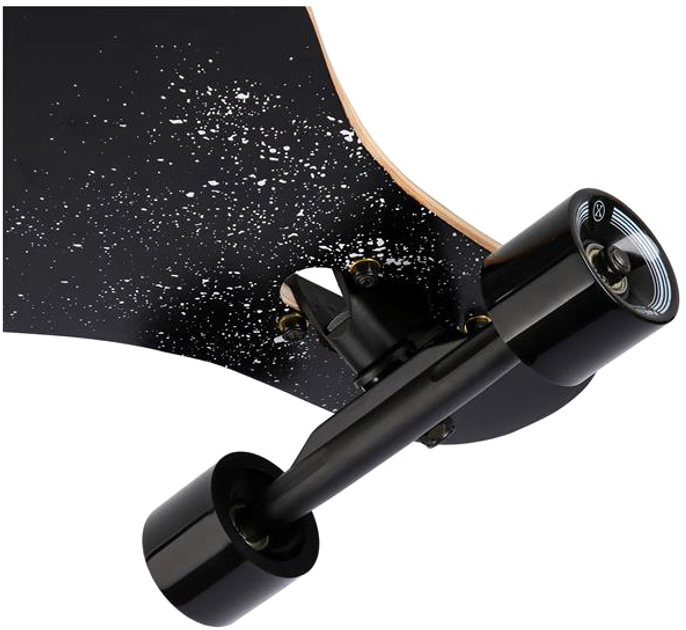 Longboard Nils Extreme Skull Wood Skate (5907695556872) - obraz 4