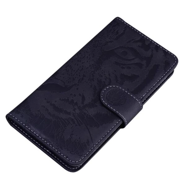 Чехол-книжка Deexe Tiger для Motorola Edge 50 Fusion - Black - изображение 3