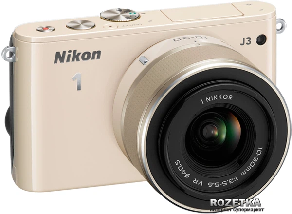 Фотоаппарат Nikon 1 J3 10-30mm VR Kit Beige купить на ROZETKA