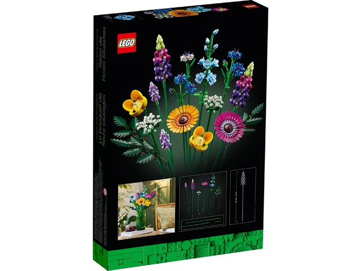 Конструктор LEGO Icons Букет полевых цветов 939 шт. деталей (10313) - Фото 10 Конструктор LEGO Icons Букет полевых цветов 939 шт. деталей (10313) - изображение 10