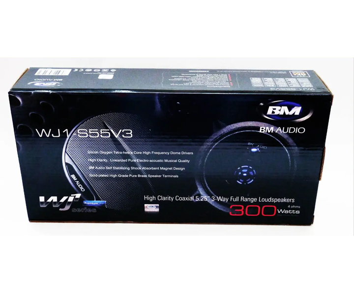 Автоакустика колонки 5" (13 см) кола динаміки 3-х смугові 300W BOSCHMANN BM AUDIO WJ1-S55V3 - зображення 8