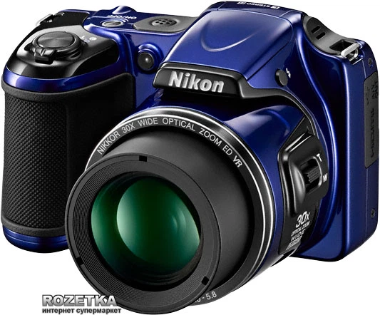 Фотоаппарат Nikon Coolpix L820 Blue ! купить на ROZETKA | Отличная