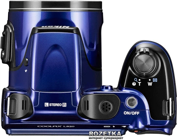 Фотоаппарат Nikon Coolpix L820 Blue ! купить на ROZETKA | Отличная