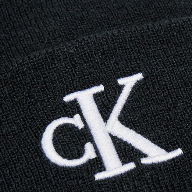 Czapka męska beanie Calvin Klein Jeans K50K512145-BEH One Size Czarna (8720639018505) - obraz 3
