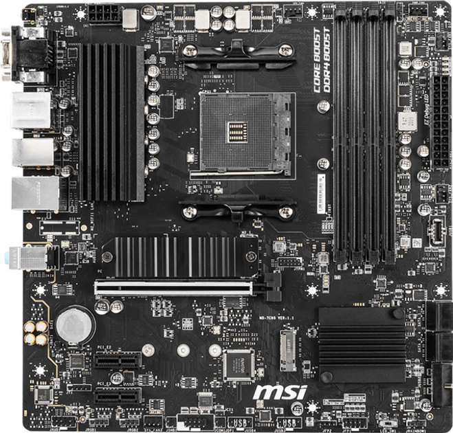 Płyta główna MSI B550M PRO-VDH (sAM4, AMD B550, PCI-Ex16) - obraz 1