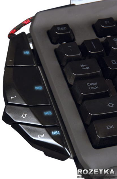 Клавиатура проводная Mad Catz S.T.R.I.K.E. 7 USB RUS (MCB43109R002/02/1 ...