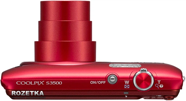 Фотоаппарат Nikon Coolpix S3500 Red (VNA292E11) купить на