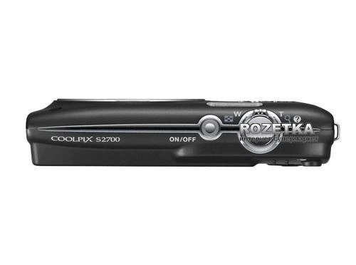 Фотоаппарат Nikon Coolpix S2700 Black (VNA301E1) купить на ROZETKA