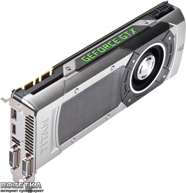 Видеокарта Asus PCI-Ex GeForce GTX Titan 6144MB GDDR5 (384bit) (876/6008) (2xDVI, DP, HDMI) (GTXTITAN-6GD5) - изображение 2