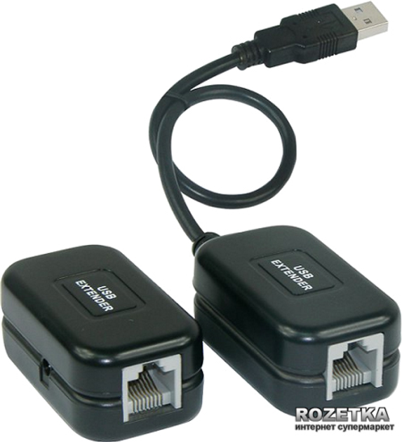 Активный удлинитель Viewcon USB 1.1 - Ethernet 60 м (VE 399) – низкие ...