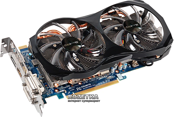 Видеокарта Gigabyte PCI-Ex GeForce GTX 650 Ti Boost 2048MB GDDR5