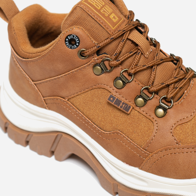 Zimowe buty trekkingowe damskie niskie Big Star KK274362 37 Brązowe (5900714583989) - obraz 5