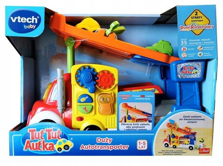 Автотранспортер VTech TutTut Cars зі світлом і звуком (5900511614268) - зображення 1