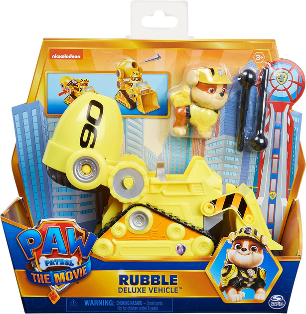 Будівельна вантажівка Spin Master Paw Patrol Rubble's Deluxe c фігуркою (778988362174) - зображення 1