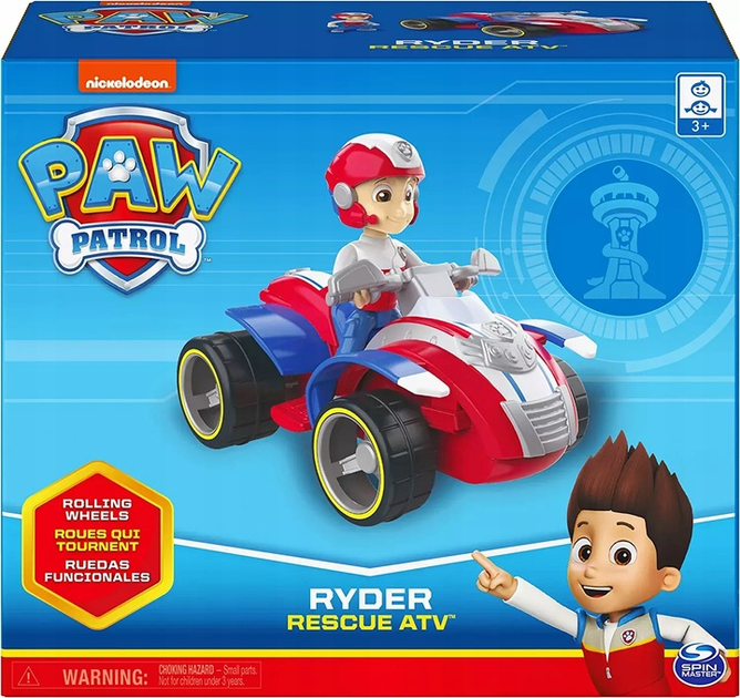 Автомобіль Spin Master Paw Patrol Ryder c фігуркою (778988330487) - зображення 1